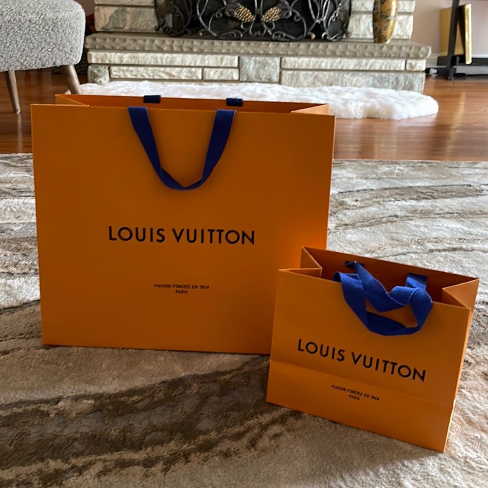 Louis Vuitton paper bags